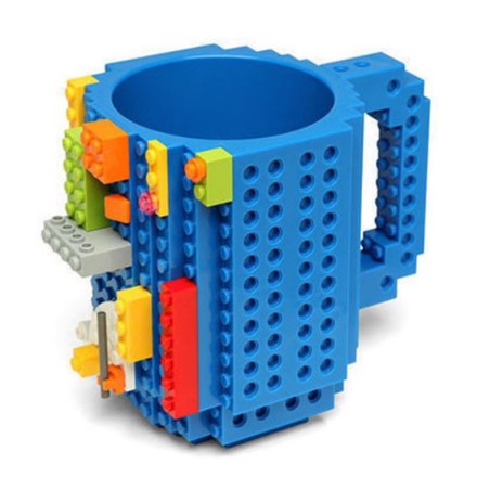 Gelas Mug Lego Build-on Brick