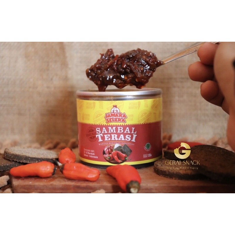 Sambal Terasi Home Made Jawara Selera Halal Terdaftar (135gr)