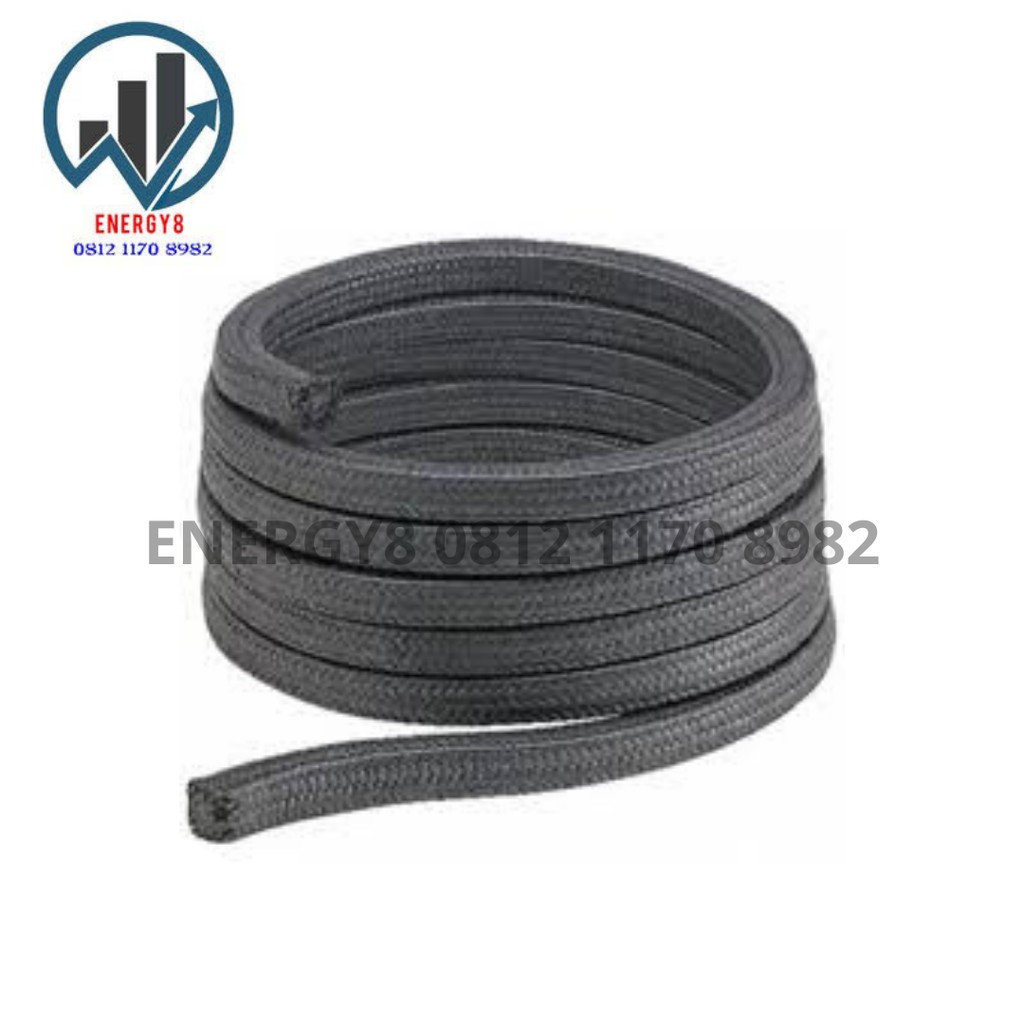 

SEAL TAMBANG GRAPHITE- PURE GRAPHITE -GRAPHITE 100 PERSEN -10X10MM - GLAND PACKING GRAPHITE