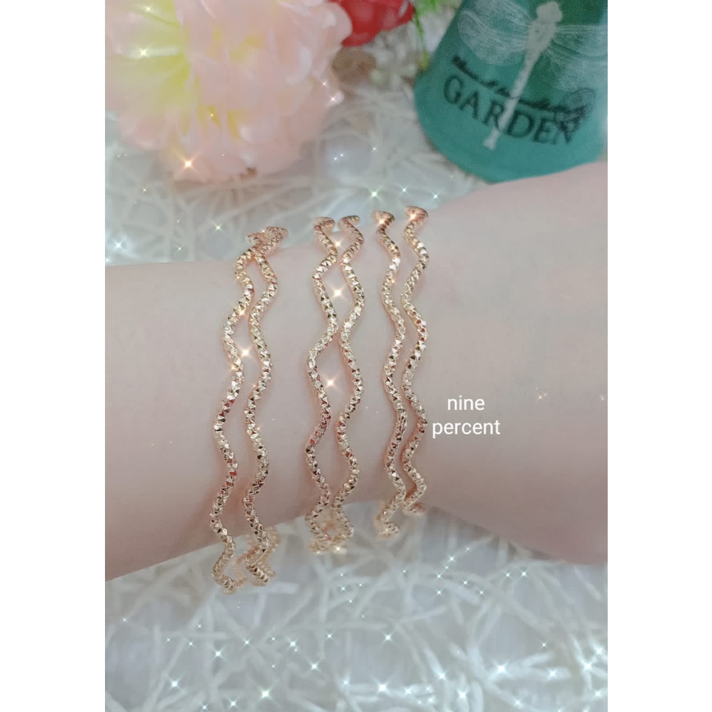 Gelang keroncong dewasa/gelang tangan emas xuping 05 isi 12pcs