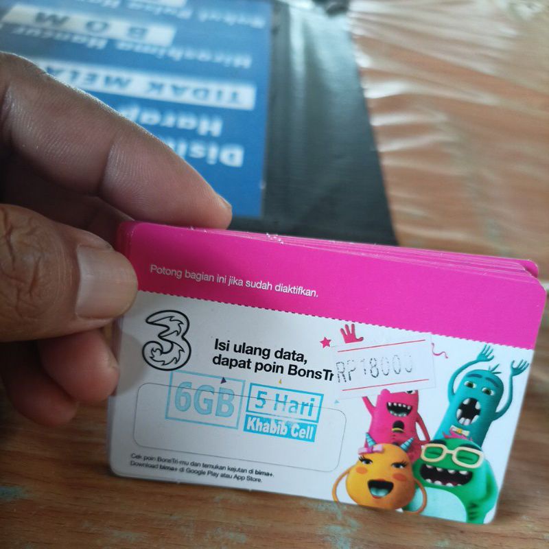 VOUCHER Tri 6GB 5hari