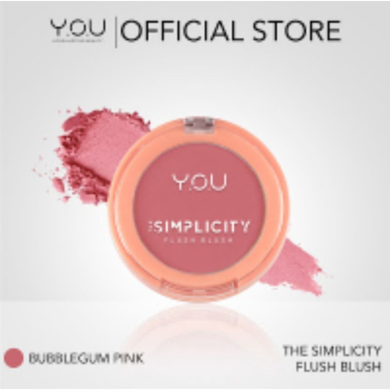 YOU THE SIMPLYCITY FLUSH BLUSH 3.5g BY YOU Makeup-Y.O.U