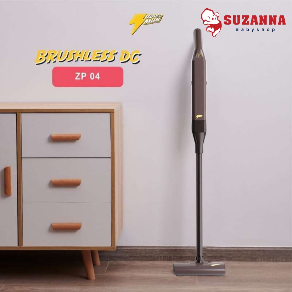 Jual ZuuperMum ZP04 Dust Buster Cordless Stick Vacuum Cleaner Brushless