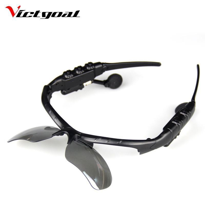 VICTGOAL Kacamata Polarized Earphone Bluetooth dengan 5 Lensa - 8MSE01BK Black