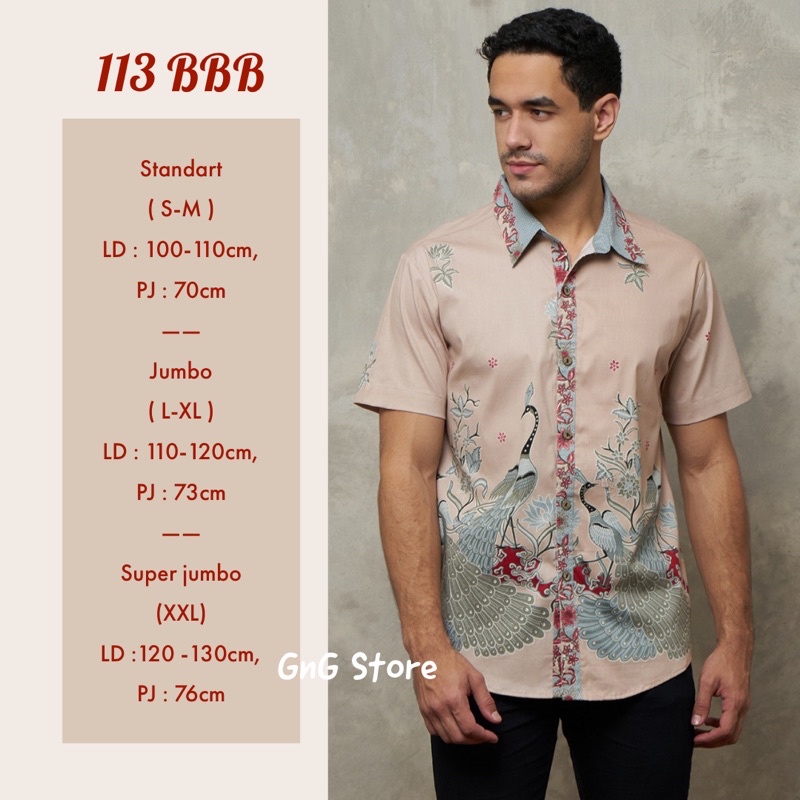 Couple Batik BBB /Seragam Batik Modern /Imlek Collection-113 BBB