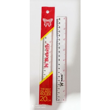 

penggaris butterfly 20 cm ruler