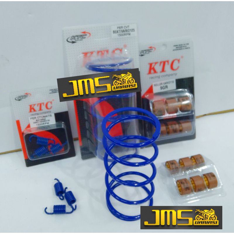 paketan per cvt dan per ganda/sentri plus roller ktc racing mio beat vario 125/150 pcx nmax aerox