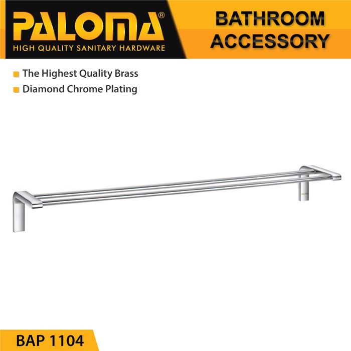 PALOMA BAP 1104 Rak Handuk Baju Gantungan Hanger Dinding Kamar Mandi