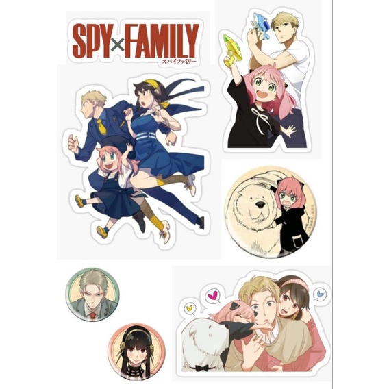 

spy x family sticker murah