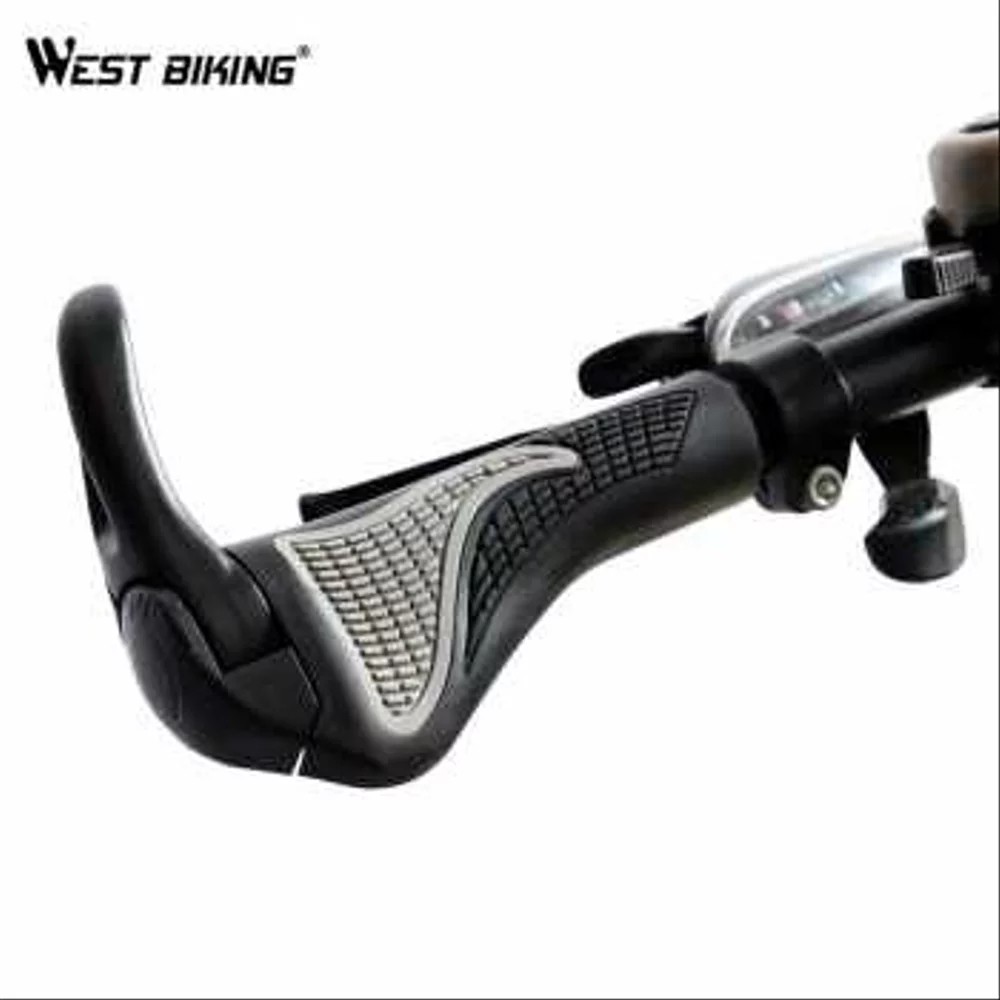 Gagang Sepeda Rubber Ergonomic Grip MTB Handlebar