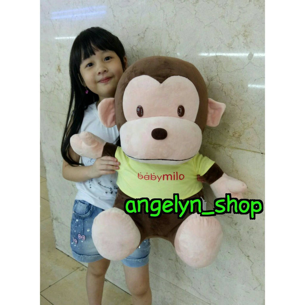Dijual boneka baby milo monyet jumbo Diskon
