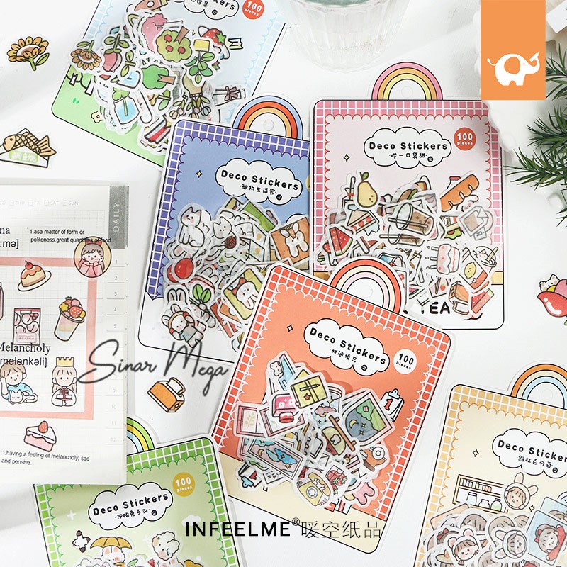 Pocket of Cuteness Flake Stickers Set Sticker Stiker Pocket of Cuteness Flake Stickers Set Sticker Stiker