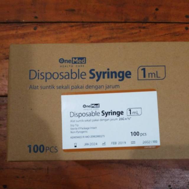 Syringe 1cc