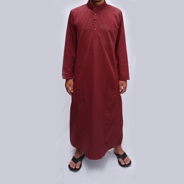 JUAL PAKAIAN MUSLIM EXPORT Jubah Putih Mizan |Baju Gamis Pria/Thobe AlHaramain/Al Haramain