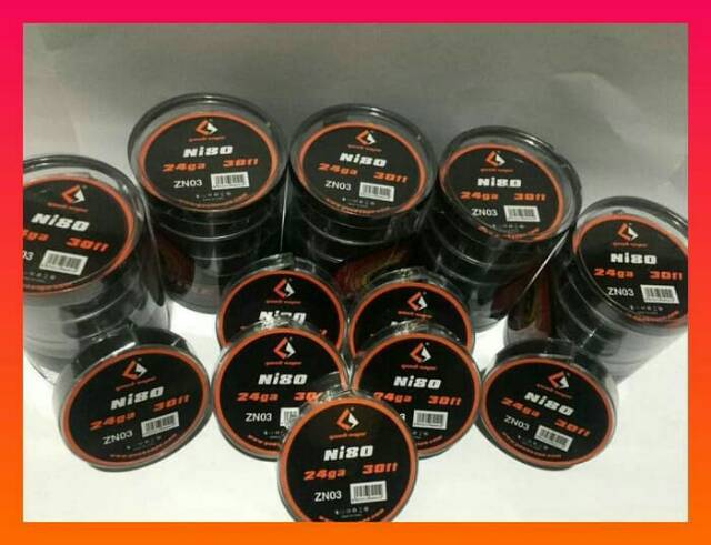 Nichrome 80 24AWG 30FEET by geek vape kawat nichrome