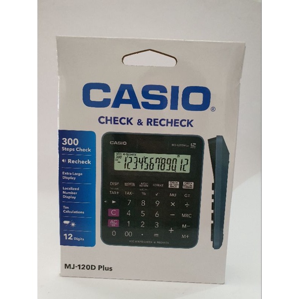 

calculator casio MJ 120D plus