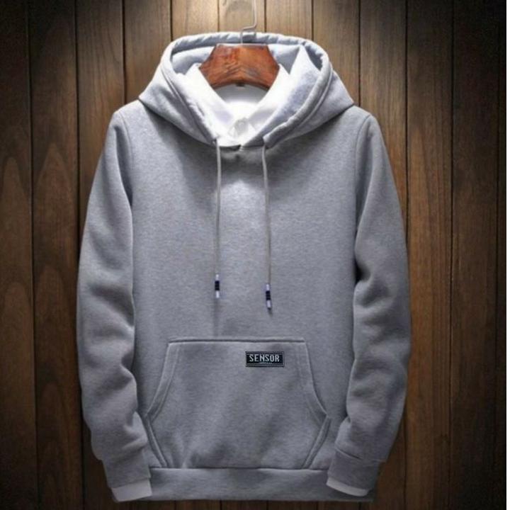 cg✴Sale Sweater Pria Distro Deas Off White Berkerudung Dingin Remaja Memakai Hoodie Polos Keren XXL 