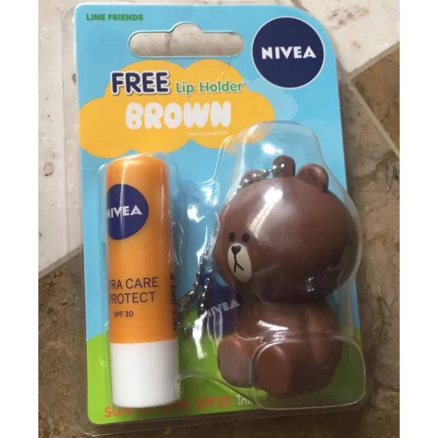 [THAI - BROWN] ULTRA CARE & PROTECT SPF 30 LIPBALM NIVEA BROWN ORI THAILAND / ORIGINAL ASLI LIP BALM