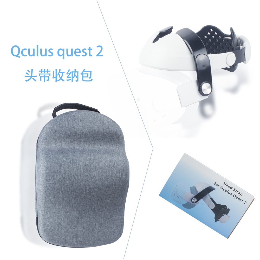 Tas Penyimpanan Headset Vr Oculus Quest 2 Quest2 Bahan Eva Untuk Travel