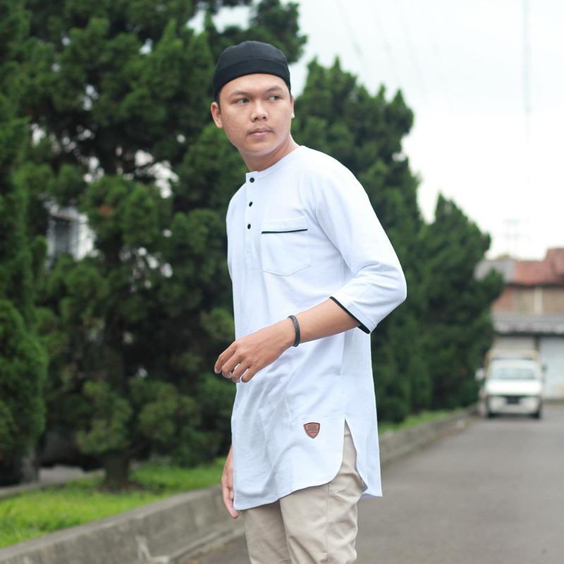 Bos - Gamis Pria Kurta 3/4 Adem