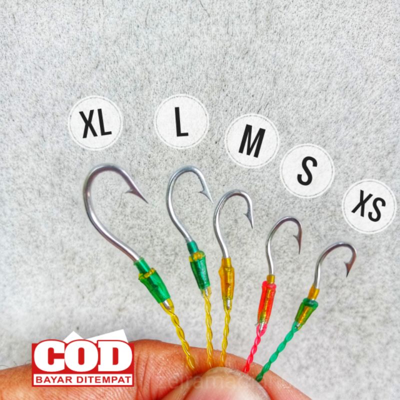 Pancing Urek Belut Urek Sidat Kail Baja Kail India Siap Pakai TERMURAH