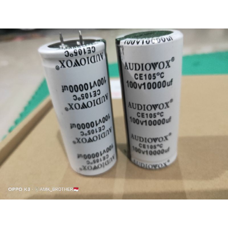 Elco AUDIOVOX PUTIH 100v/10000uf