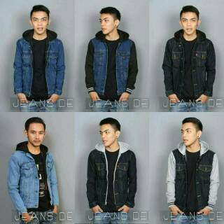 jaket jeans hoodie