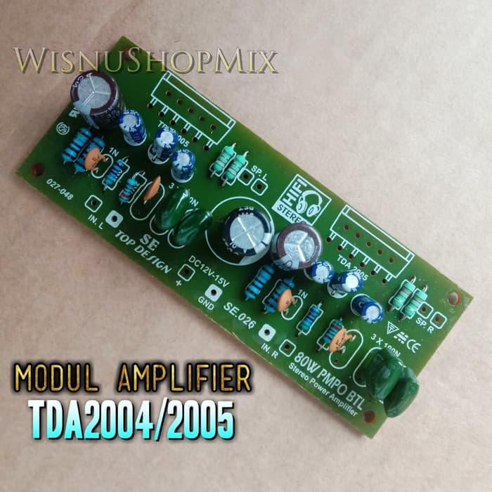 Kit Power Amplifier Tda2004/2005 Modul Ampli Stereo 80 Watt