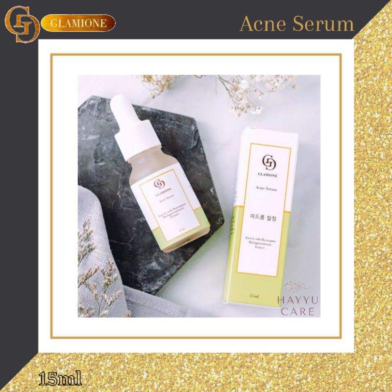 Glamione Brightening Acne Serum Skincare Untuk Memutihkan Wajah & Obat Penghilang Jerawat Ampuh BPOM