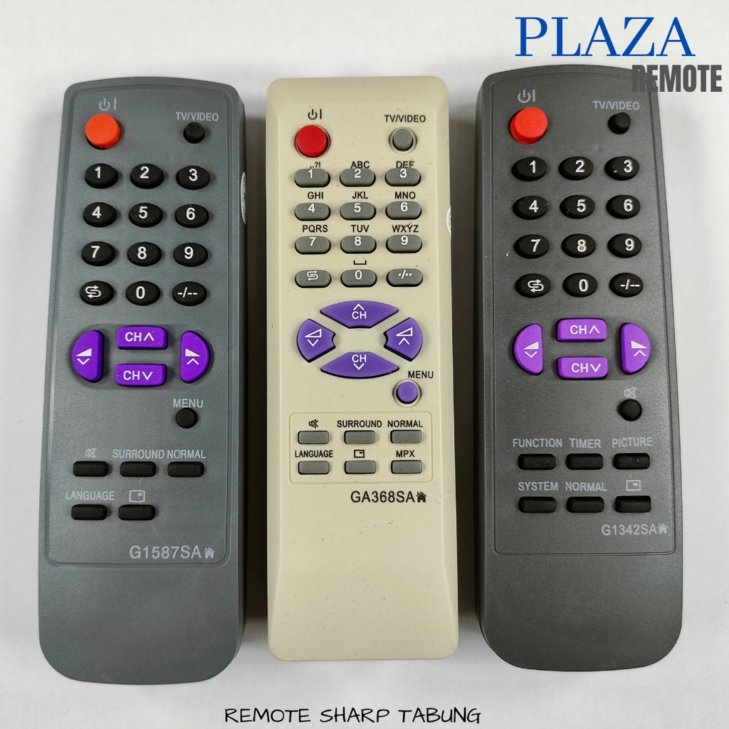 Remote SHARP TV 368 tabung