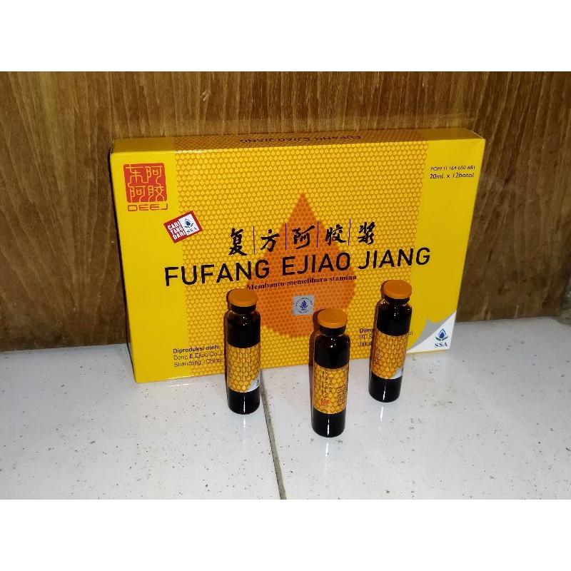 [Eceran] Fufang Ejiao Jiang 20ml Suplemen Penambah Darah, Obat Demam Berdarah Original (ecer per bot