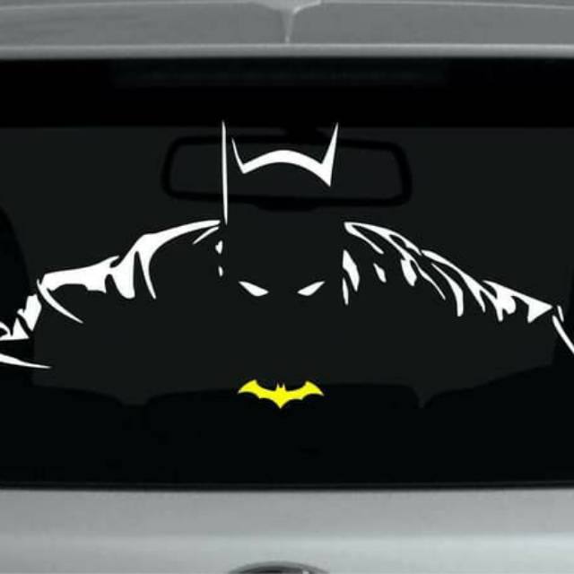 Stiker Siluet Batman Keren Shopee Indonesia