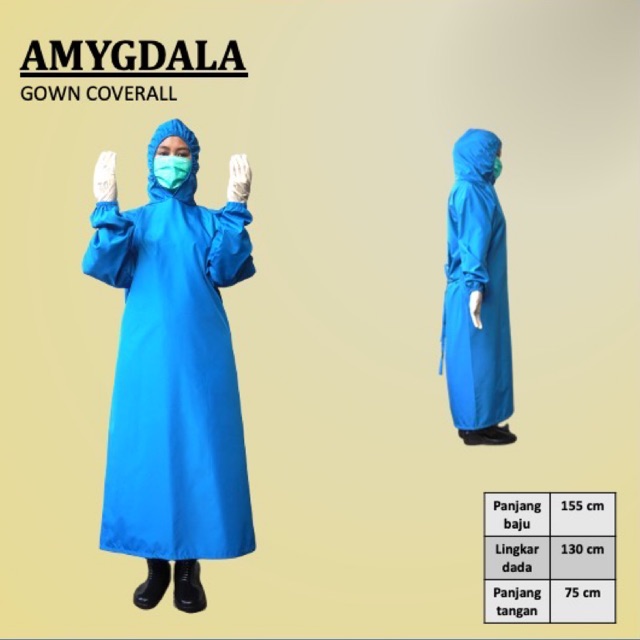 Gown Hazmat - Gown Coverall - Alat Pelindung Diri APD