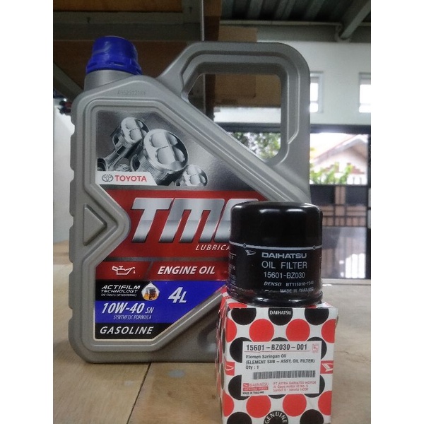 Paket oli TMO 10w-40 + Filter oli Avanza Xenia Cayla