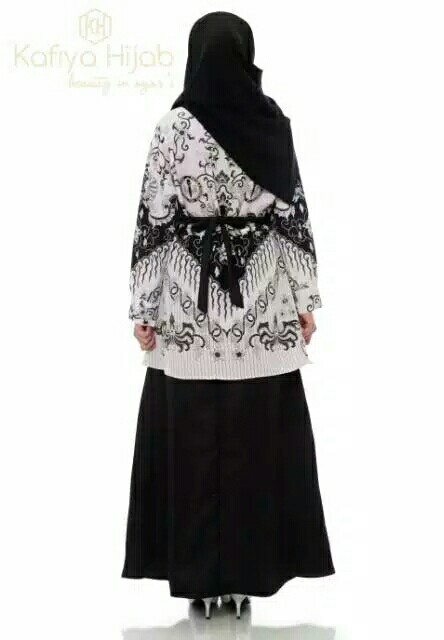 Gamis Batik Pgri Guru Dinas Kantor By Kafiya Hijab