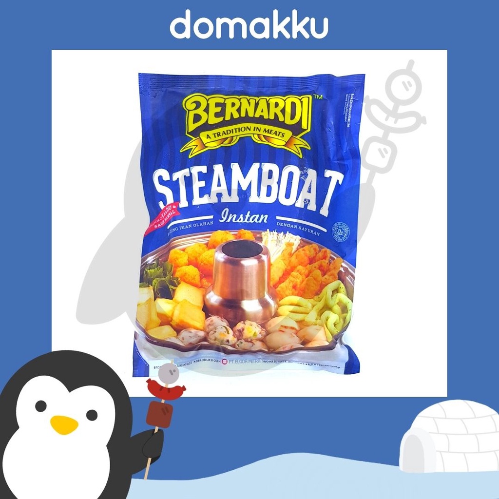 

Bernardi Steamboat Instan (Ikan Olahan dengan Sayuran) 300gr, Halal