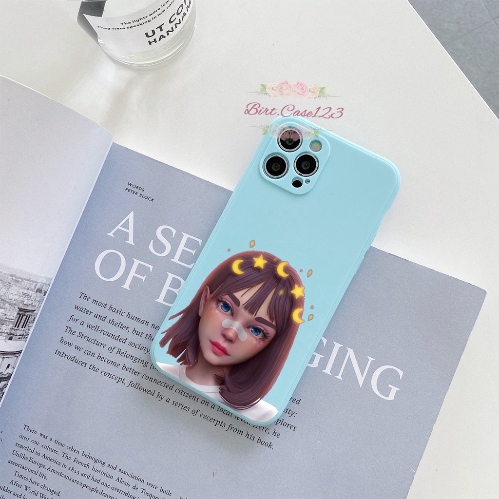 CASE CASING SOFTCASE SILIKON MACARON PELINDUNG KAMERA WOMAN BEAUTIFUL  OPPO VIVO SAMSUNG XIAOMI REALME IPHONE ALL TYPE BC6183