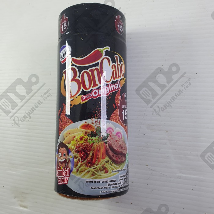 

Sambal Tabur Level 15 BonCabe Bon Cabe Botol 50 Gram