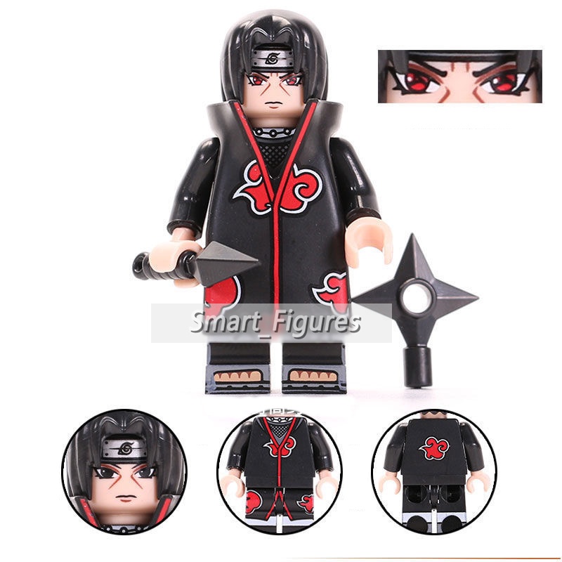 Action Figure Naruto Minifigures Pain Akatsuki Hoshigaki Kisame Uchiha Itachi Sasuke Hidan KDL801 Untuk Hadiah