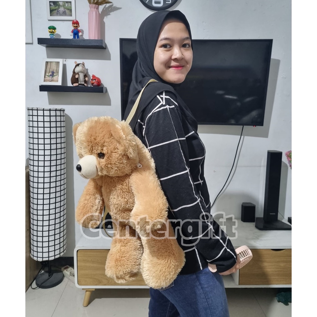 Tas Boneka Teddy Bear Lucu Tas Ransel Beruang Anak