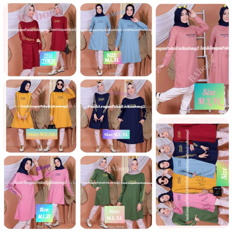 TUNIK MODEL TERBARU / KAOS TANGAN PANJANG VIRAL