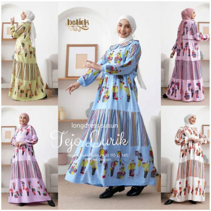Gamis Abaya Longdress Tejo Lurik