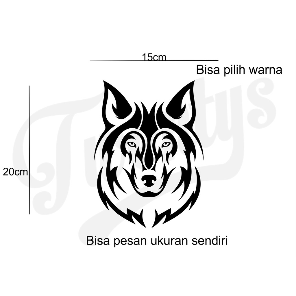 

STIKER SRIGALA TRIBALL STICKER CUTTING BISA DITEMPEL DIMANAPUN