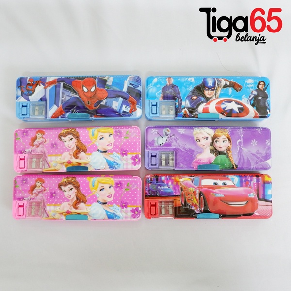 

Pencil Case #40786 Tempat Pensil / Pouch Penyimpanan Besar / Pencil Case Magnet