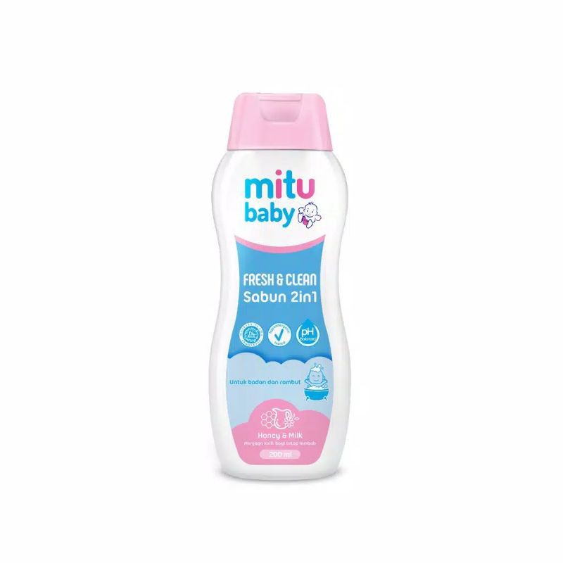 MITU SABUN SAMPO 2IN1 BOTOL 200ML