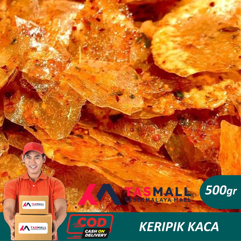 KERIPIK KACA KEMASAN 500 GRAM (BISA COD)