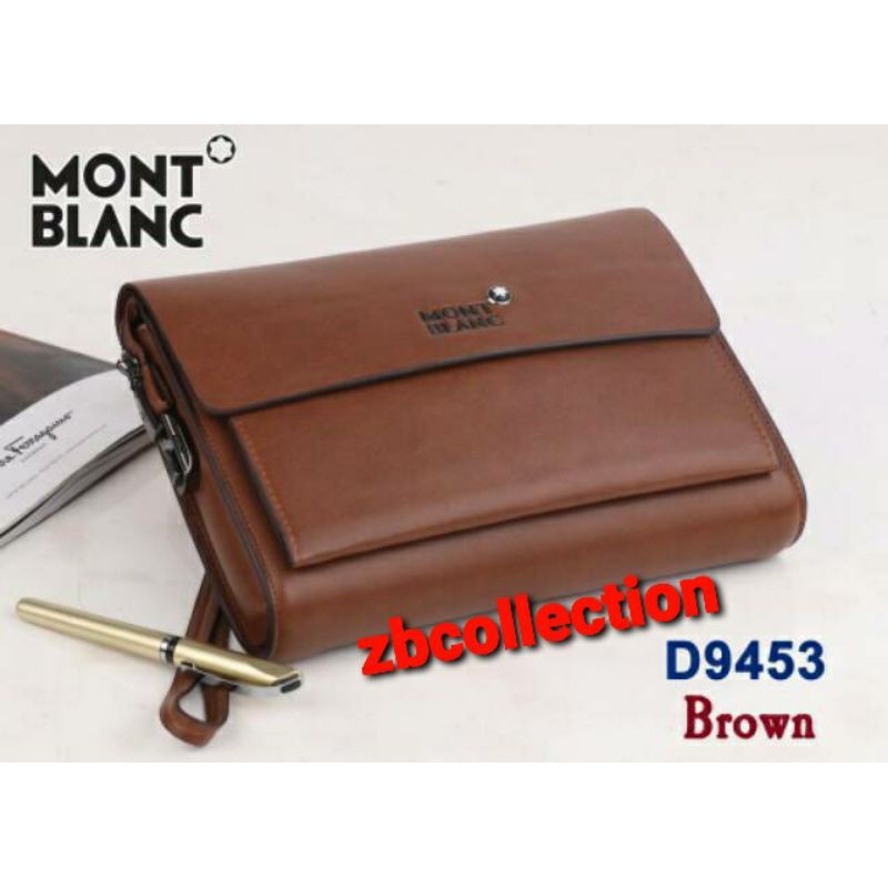 HandBag Mont Blanc Tangan Clutch Kartu pria/wanita D9453 import