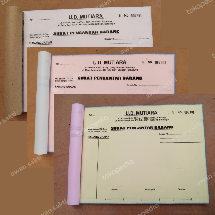

(BISA COD) buku nota custom 1/2 folio - 1warna tanpa no, tembus 2 ply