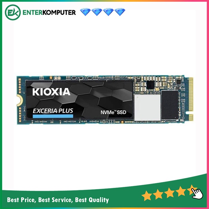 KIOXIA SSD Exceria Plus 1TB M.2 2280 PCIe Gen3x4 (By Toshiba)