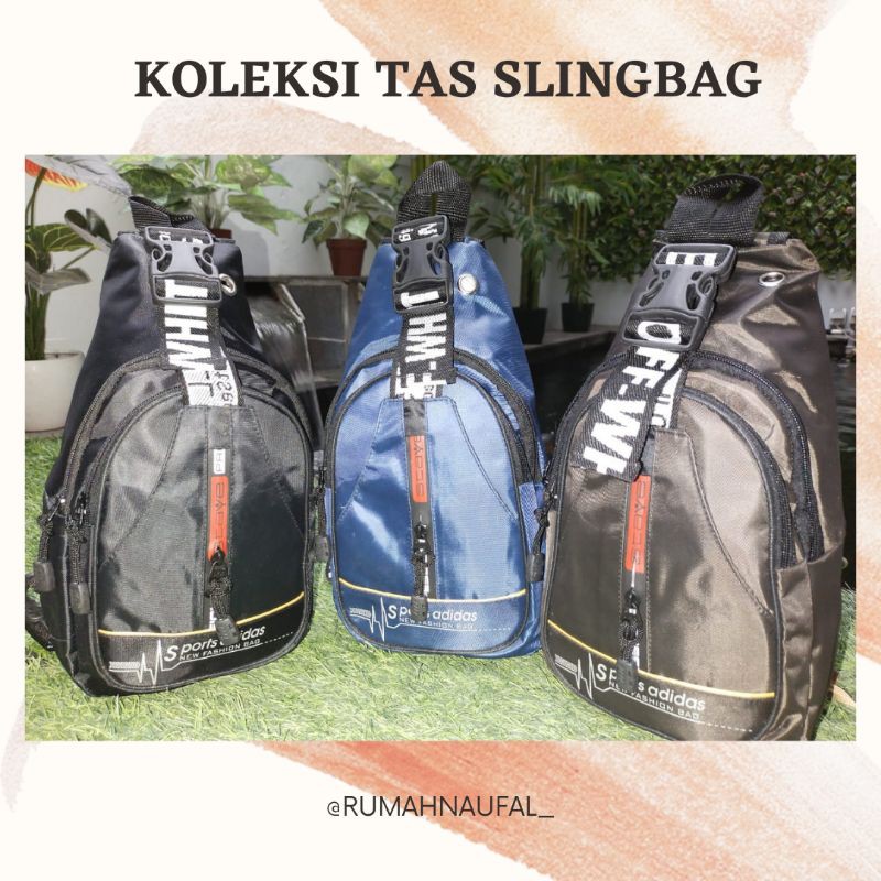 Tas SlingBag Profesional Sport ADIDAS Terlariss.. Kualitas 100% Ori Premium